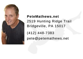 Contact Pete Mathews